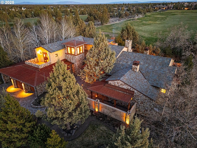 23021 Brushline Ct, Bend, OR 97701 - view of subject property featuring a mountain backdrop