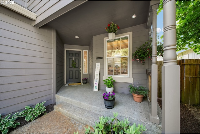 4744 SE Maxwell St, Hillsboro, OR 97123 - view of exterior entry featuring a porch