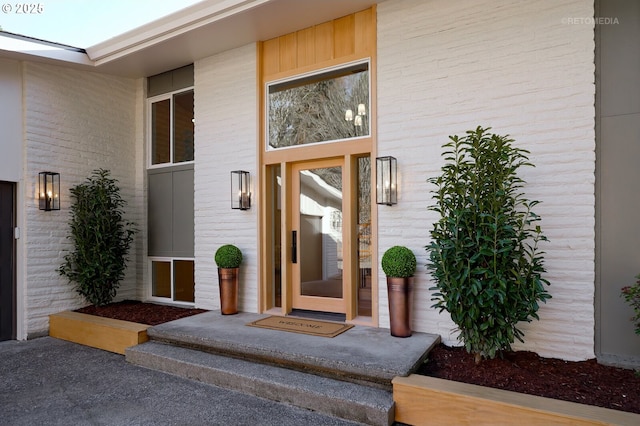 view of entrance to property