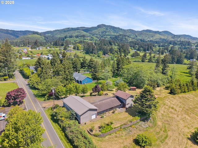 8095 Bewley St, Bay City, OR 97107 - drone / aerial view of a mountainous background