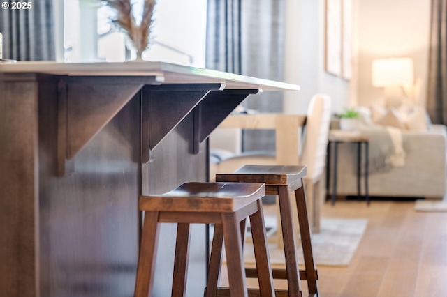 interior details featuring wood finished floors