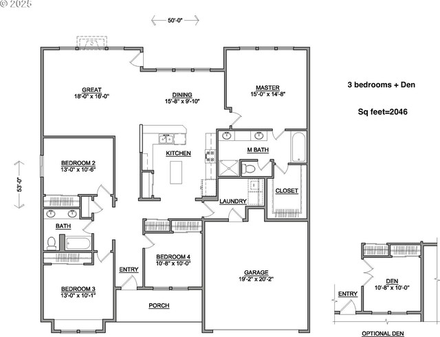 51013 Mckenzie Hwy, Vida, OR 97488 - home floor plan