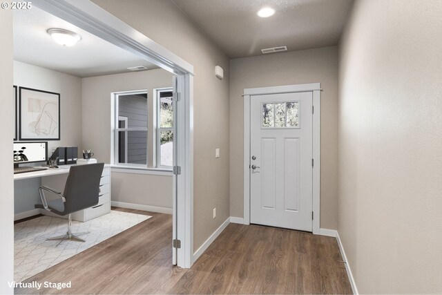 51013 Mckenzie Hwy, Vida, OR 97488 - entryway featuring wood finished floors, baseboards, and plenty of natural light