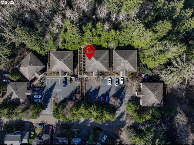 drone / aerial view featuring a residential view