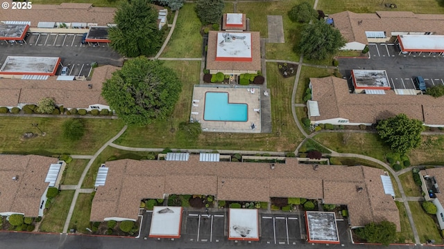 2112 SE 148th Pl, Portland, OR 97233 - aerial overview of property's location with a pool area