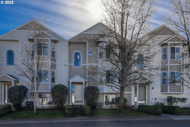 view of property featuring central AC