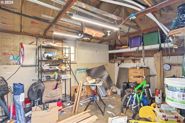 storage with a garage