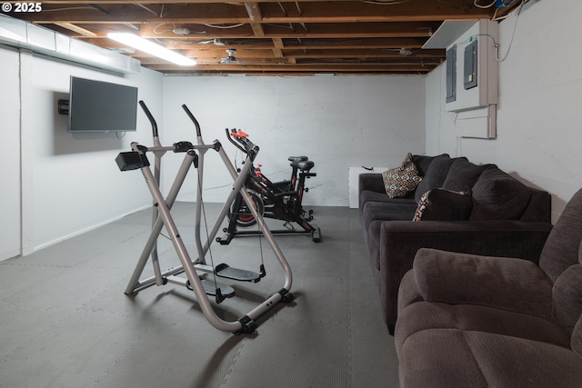 90431 Lewis Rd, Warrenton, OR 97146 - exercise area featuring electric panel