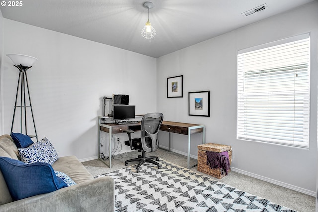 417 W Kemper Crest Dr, Newberg, OR 97132 - carpeted home office featuring baseboards