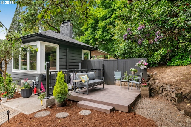 6945 SW 7th Ave, Portland, OR 97219 - view of wooden deck
