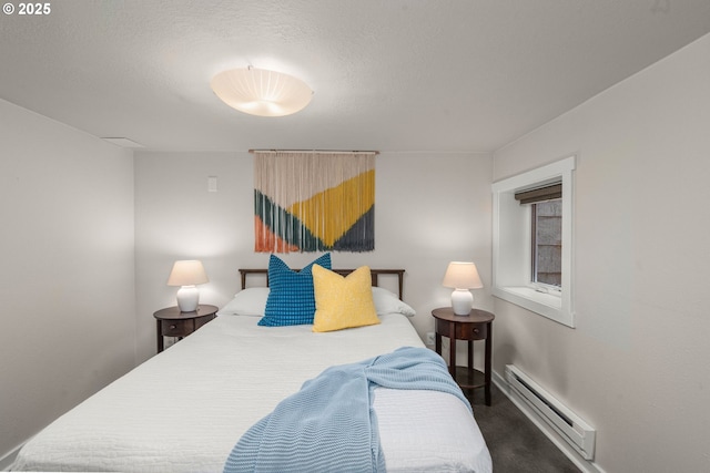 6945 SW 7th Ave, Portland, OR 97219 - bedroom with baseboard heating and carpet floors
