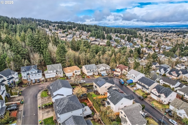 16371 SW Horseshoe Way, Beaverton, OR 97007 - aerial perspective of suburban area featuring a heavily wooded area