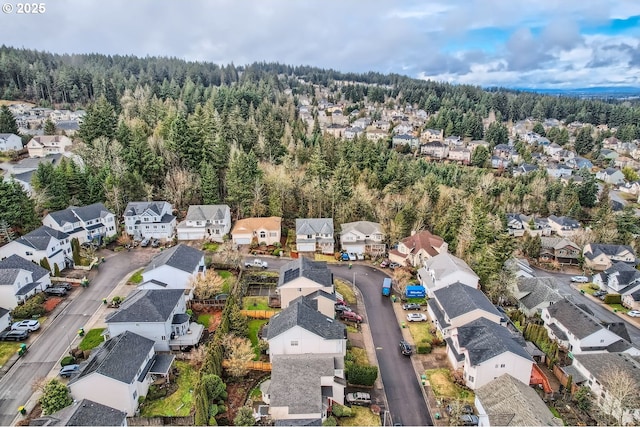 16371 SW Horseshoe Way, Beaverton, OR 97007 - aerial view of property and surrounding area with nearby suburban area and a heavily wooded area