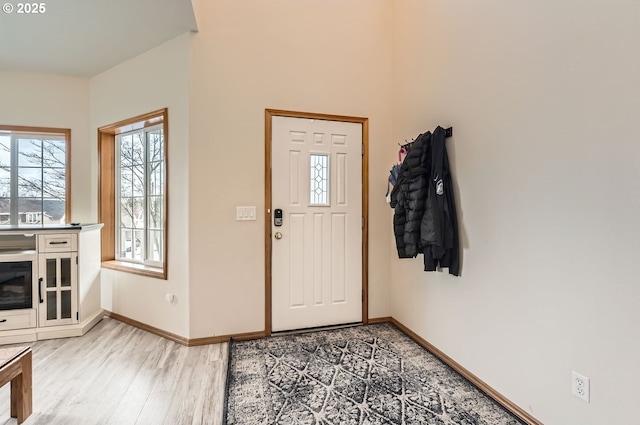 16371 SW Horseshoe Way, Beaverton, OR 97007 - entrance foyer with light wood-style floors and baseboards