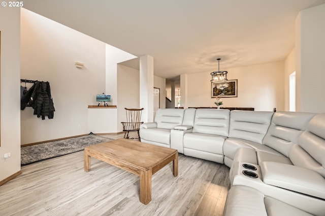16371 SW Horseshoe Way, Beaverton, OR 97007 - living area featuring light wood-style flooring and baseboards