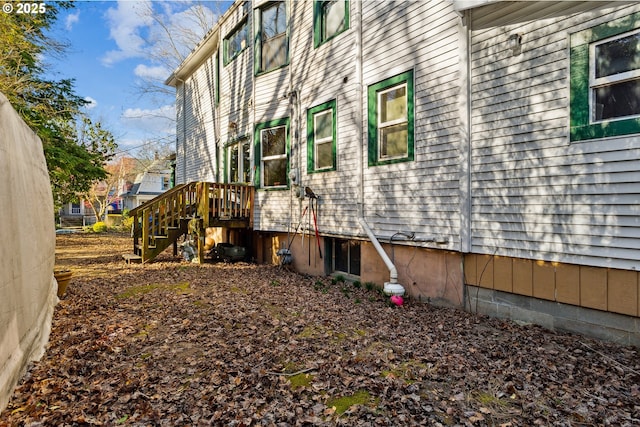 view of side of property