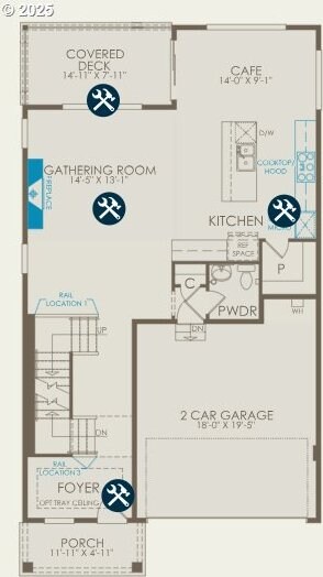 17437 NW Antonio St, Portland, OR 97229 - property floor plan