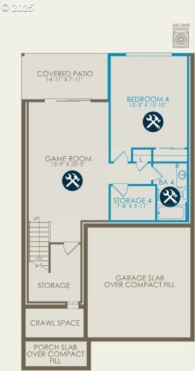 17437 NW Antonio St, Portland, OR 97229 - room layout
