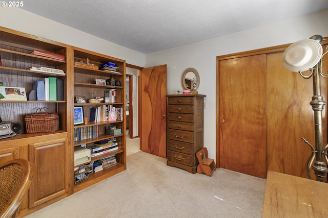 16828 Webster Rd, Gladstone, OR 97027 - bedroom with carpet, a closet, and a textured ceiling