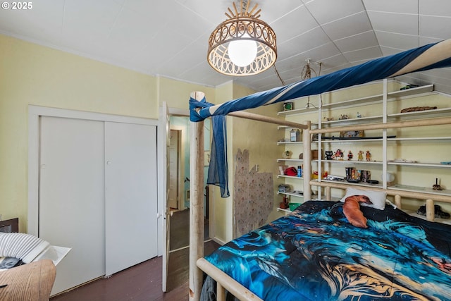 51014 Dement Creek Rd, Myrtle Point, OR 97458 - bedroom featuring wood finished floors and a closet
