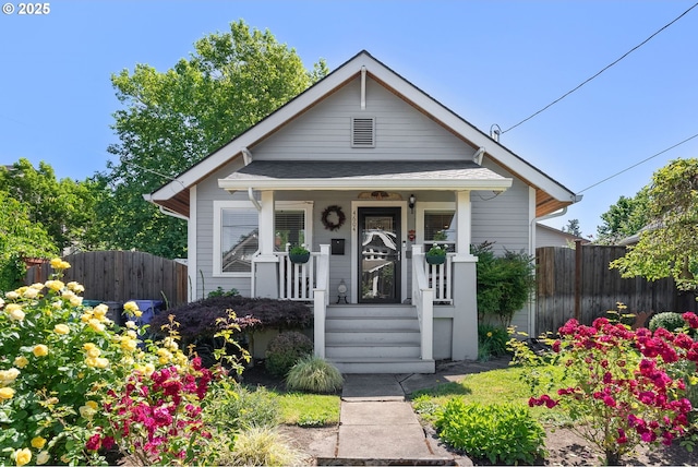 4604 SE 30th Ave, Portland, OR 97202 - view of front of house with a porch and roof with shingles