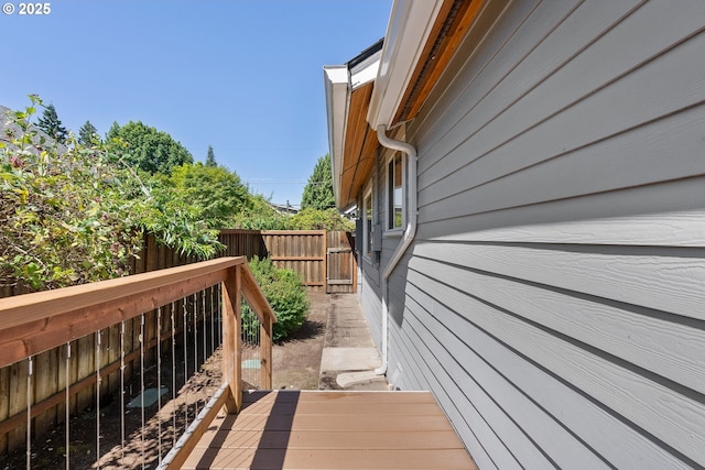 4604 SE 30th Ave, Portland, OR 97202 - wooden deck with a fenced backyard