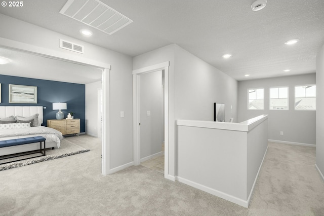 5603 Edward Ct SE, Albany, OR 97322 - hall with light colored carpet, an upstairs landing, and recessed lighting