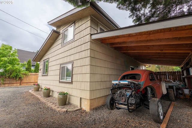 1727 E Washington Ave, Cottage Grove, OR 97424 - view of property exterior with an attached carport