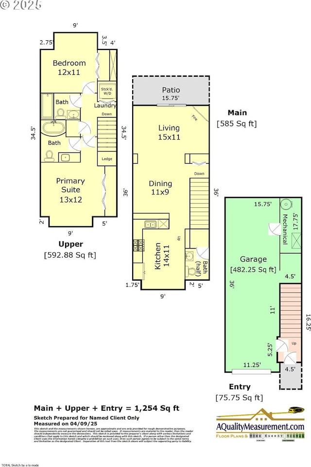 726 NW 118th Ave Unit 102, Portland, OR 97229 - floor plan