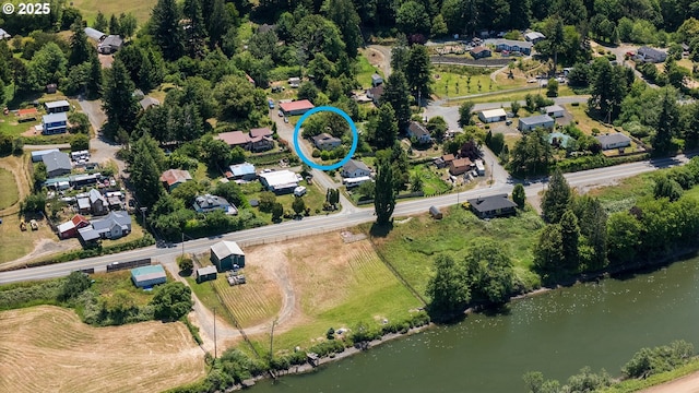 91456 State Rd, Coquille, OR 97423 - aerial overview of property's location featuring a large body of water