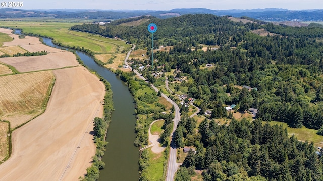 91456 State Rd, Coquille, OR 97423 - aerial view of a water and mountain view and a heavily wooded area