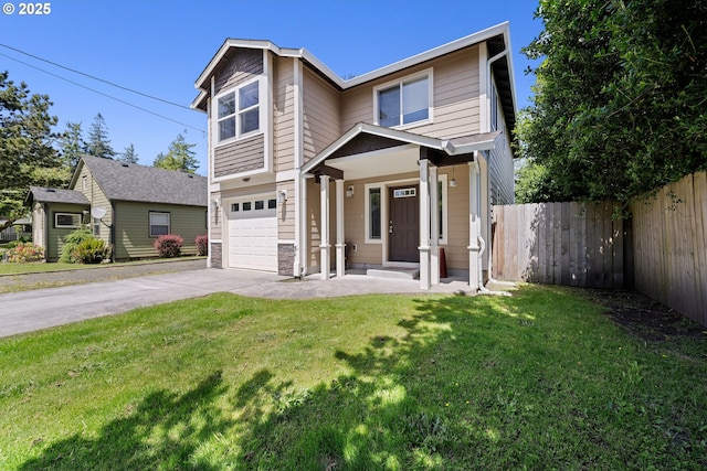 1225 3rd Ave, Hammond, OR 97121 - traditional-style home featuring driveway and an attached garage