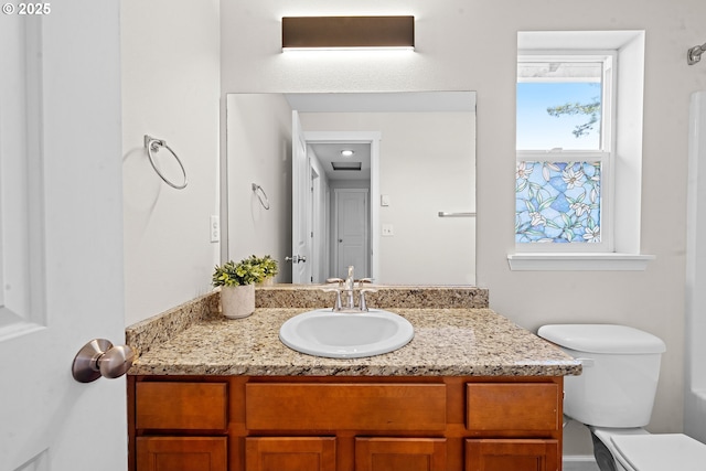 1225 3rd Ave, Hammond, OR 97121 - bathroom featuring vanity and toilet