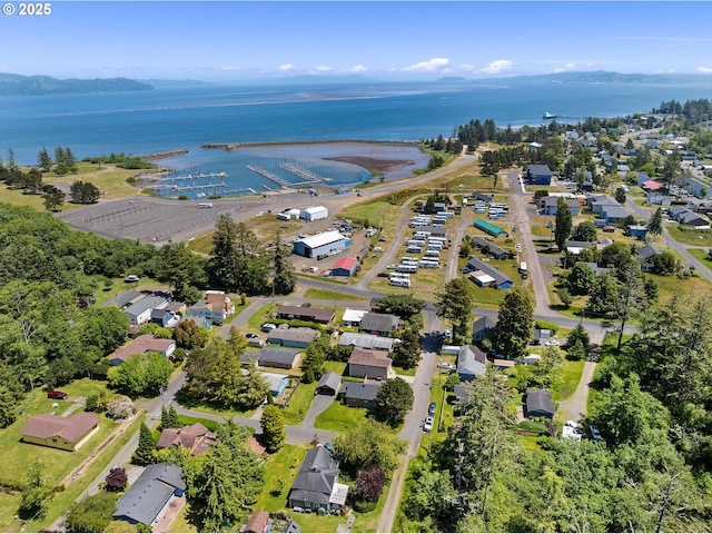 1225 3rd Ave, Hammond, OR 97121 - aerial overview of property's location with a large body of water