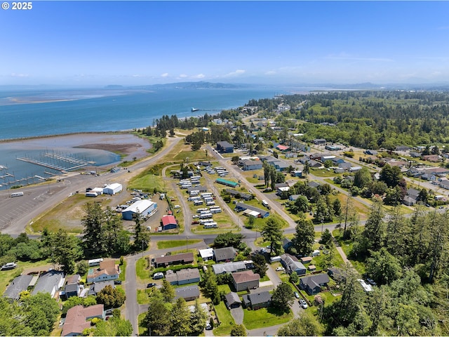 1225 3rd Ave, Hammond, OR 97121 - aerial view of property and surrounding area with a nearby body of water