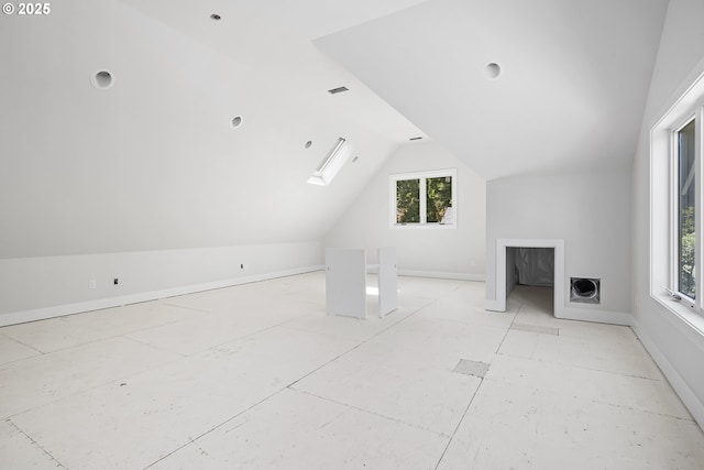 12643 S Iron Mountain Blvd, Portland, OR 97219 - additional living space featuring lofted ceiling and baseboards