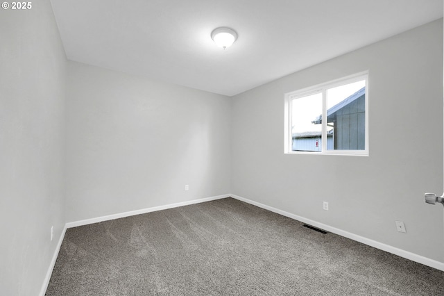 empty room with carpet floors