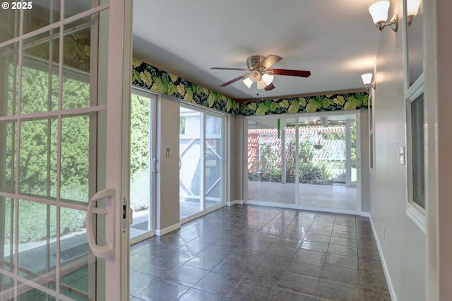 640 Sherman Dr, The Dalles, OR 97058 - unfurnished room featuring baseboards and a ceiling fan