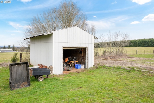 view of outbuilding with an outdoor structure