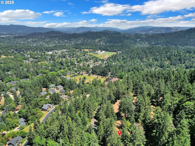 103 Treehill Loop, Eugene, OR 97405 - aerial view of property and surrounding area with mountains and a forest