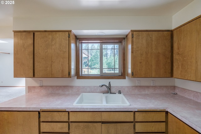 30563 Fairview Rd, Lebanon, OR 97355 - kitchen featuring a sink and light countertops