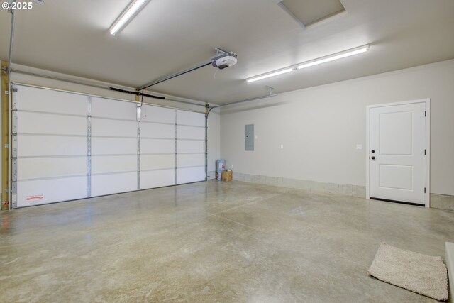 113 Citation Ct, Winston, OR 97496 - garage with a garage door opener and electric panel