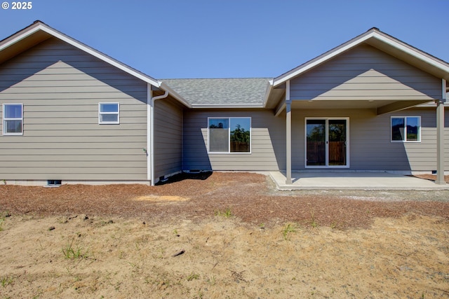 113 Citation Ct, Winston, OR 97496 - rear view of property with a patio area and roof with shingles