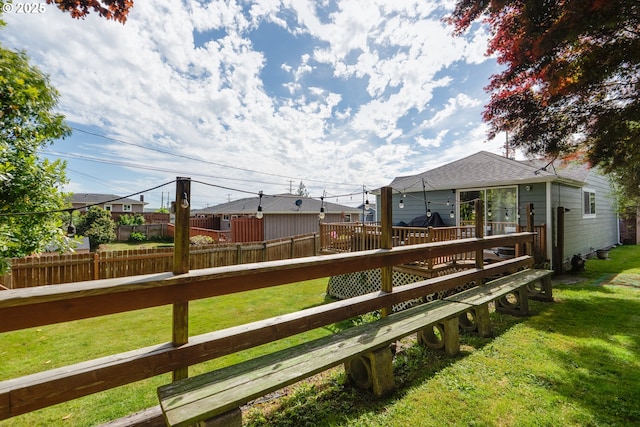 1858 5th St, Astoria, OR 97103 - view of yard with a deck