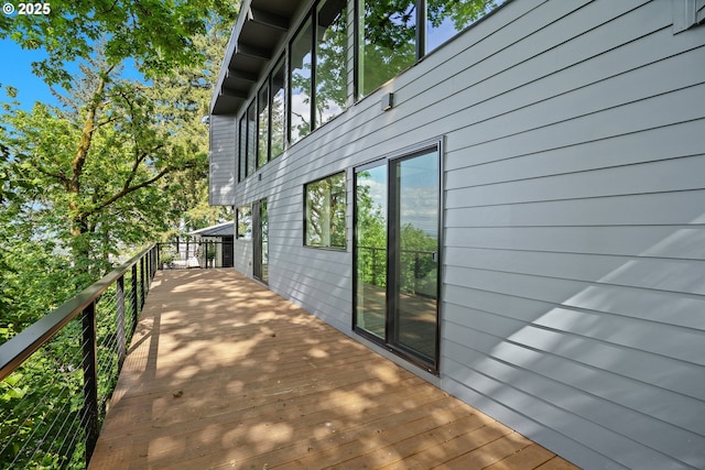 view of deck