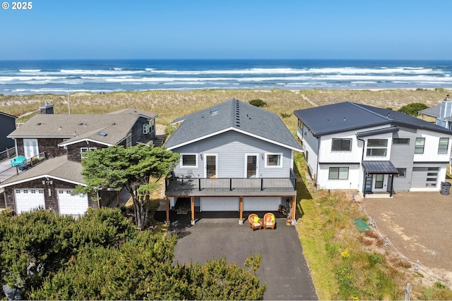 26280 Beach Dr, Rockaway Beach, OR 97136 - view from above of property with a large body of water