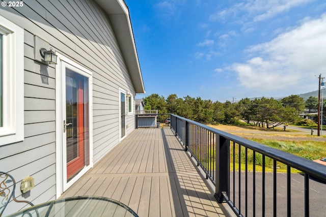 26280 Beach Dr, Rockaway Beach, OR 97136 - view of wooden terrace
