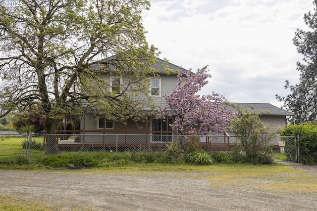 5704 Keene Rd NE, Gervais, OR 97026 - rear view of property featuring a fenced front yard