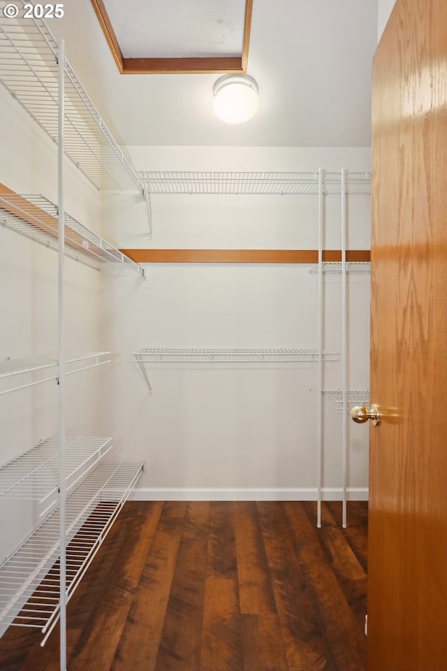 1904 Quinton St, The Dalles, OR 97058 - walk in closet featuring wood finished floors