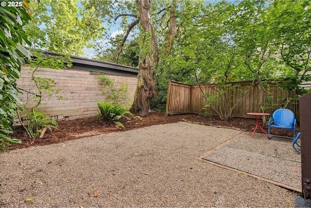 view of patio / terrace with a fenced backyard